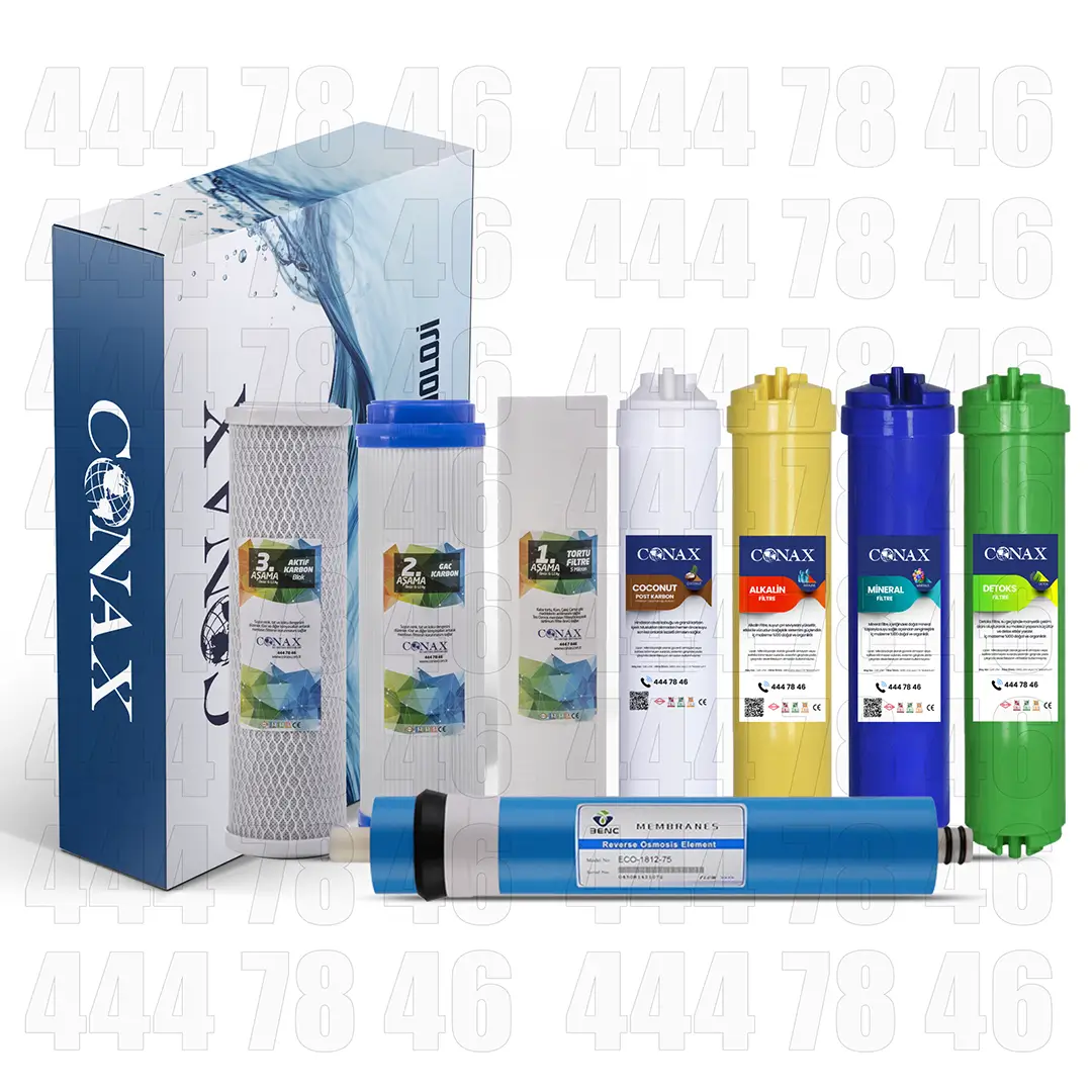 Conax Açık Kasa 8 Aşama Benc Membran  Filtre Seti Conax