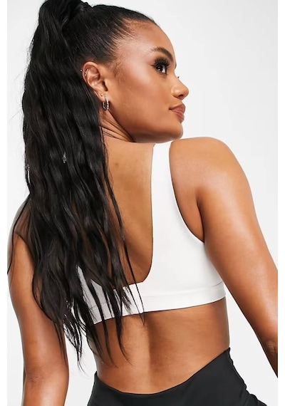 Nike Training Alpha Padded Adjustable Dri Fit High Support Sports Bra White Kadın Spor Bra Beyaz