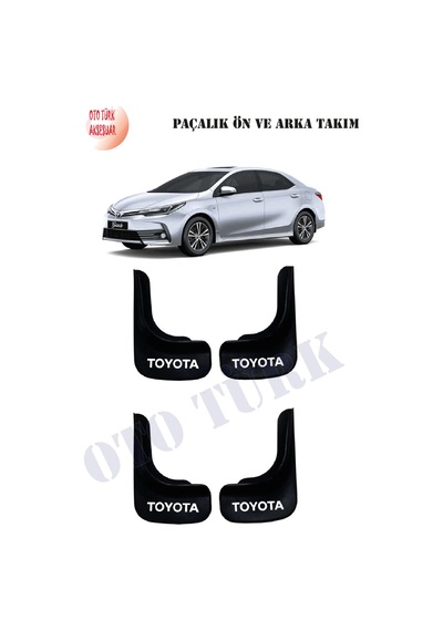 Toyota Uyumlu Tüm Modellere Uygun Ön-arka Takım Paçalık Tozluk Çamurluk N11.15618