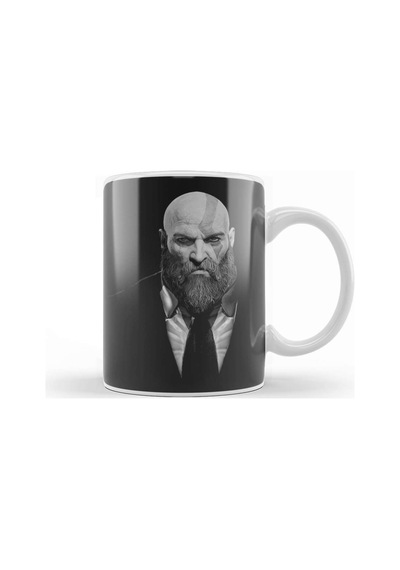 God Of War Kratos Kupa Bardak Porselen Karışık