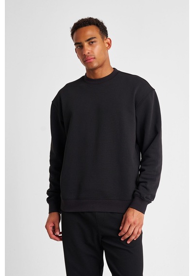 Lescon Erkek Sweatshirt 25s-1267-25n Siyah