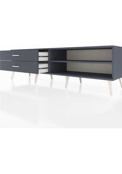 Hyperion Tv Ünitesi Tek Raflı 2 Çekmeceli 176x44x51 Antrasit-antrasit/antrasit Antrasıt/antrasıt Hyperion Tv Ünitesi Tek Raflı 2 Çekmeceli 176x44x51 Antrasit-antrasit/antrasit Antrasıt/antrasıt