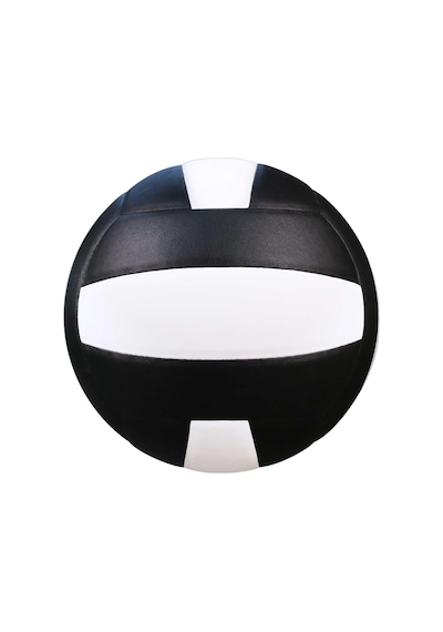 Voleybol Topu Resmi Boyut Plaj & Açık Hava Kullanıma Uygun 260-280 Gram Siyah