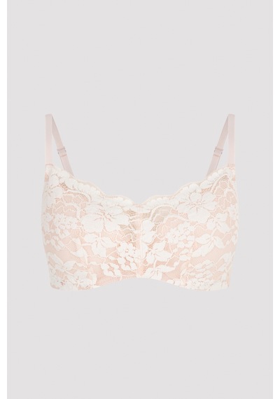 Penti Açık Pembe Chiara Lace Balenli Sütyen