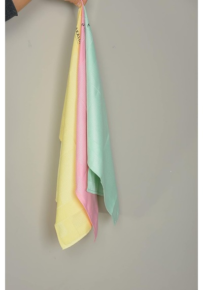 Akalın Orijinal 3'lü Profesyonel Mikrofiber Temizlik Bezi - Ithal Ürün - Tek Dokunuş Pembe-sarı-yeşil Diğer