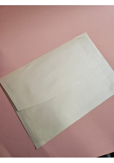 Zirve Zarf 16,5x22,5 Sedef Beyaz 65 Adet
