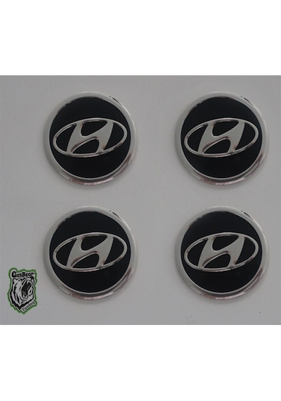 Jant Göbeği Etiketi Hyundai 60Mm Çap Siyah (502481215)