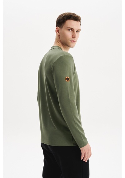 Ar-ma Erkek Slim Fit Çift Taraflı İnce İnterlok Pamuk Modal Elastan Karışımlı Bisiklet Yaka Sweatshirt K30124989502 Yeşil-y1 Yeşil Ar-ma Erkek Slim Fit Çift Taraflı İnce İnterlok Pamuk Modal Elastan Karışımlı Bisiklet Yaka Sweatshirt K30124989502 Yeşil-y1 Yeşil