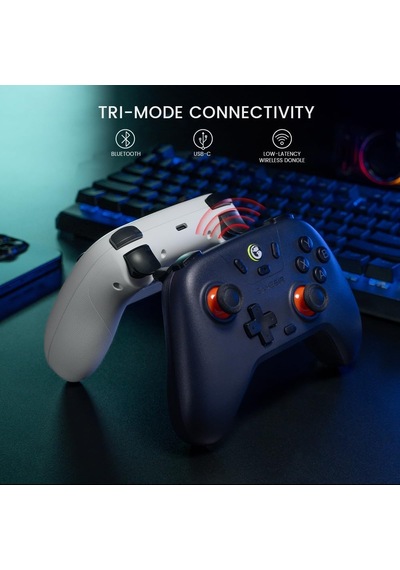 Nova Lite Çoklu Platform Kablosuz Oyun Kumandası, Pc, Steam, Switch, İos Ve Android Uyumlu Hall Effect 20hz Turbo Space Purple Diğer