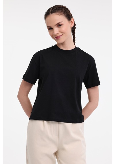 Kinetix Wl Unı 11kt70 5fx Siyah Kadın Kısa Kol T-shirt SIYAH