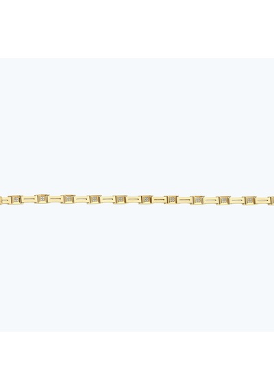 Altınbaş Altın Taşlı Zincir Bileklik Blayn86-24933 Renkli