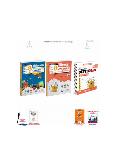 Çanta 8. Sınıf Lgs Matematik Ve Türkçe 3 Kitap Seti