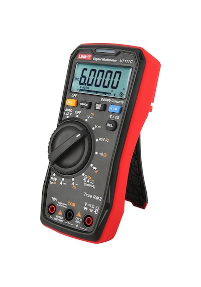 Uni-T UT117C AC/DC 600V 10A Yüksek Hassasiyetli True Rms Dijital Multimetre