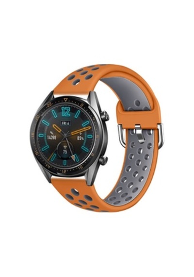 Huawei Watch Gt 3 46mm Krd-10 Silikon Kordon - Turuncu