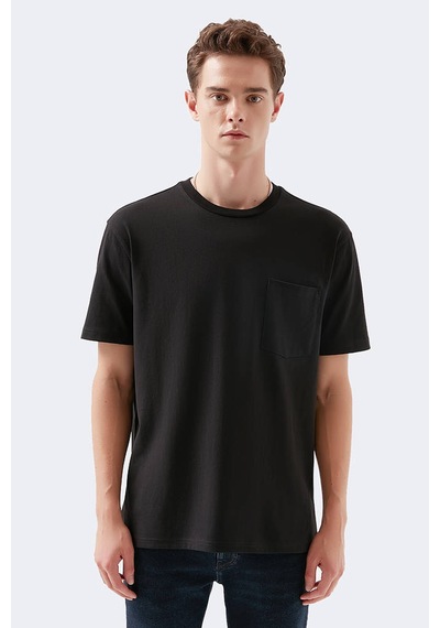 Mavi Erkek T Shirt 066248-900 Siyah Siyah