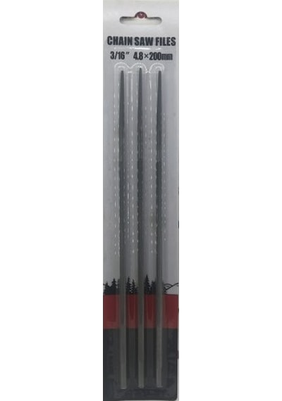 Zincir Bileme Eye Seti 3/16" 4.8X200Mm Testere Zincir Bileme Eğe