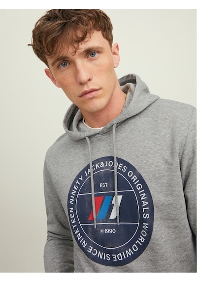 Jack & Jones Jack Jones Erkek Kapüşonlu Sweatshirt 12216046 (551959798)