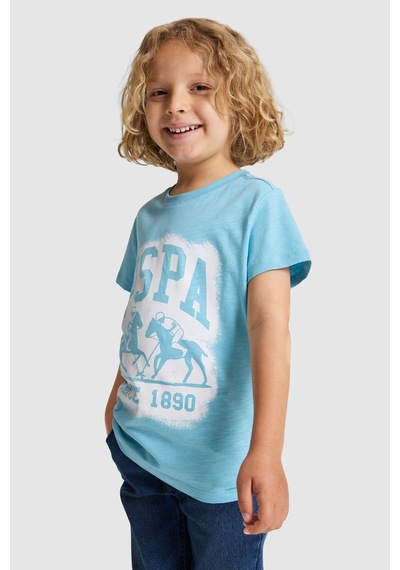 U.S. Polo Assn. Erkek Çocuk Aqua Tişört 50327044-vr007