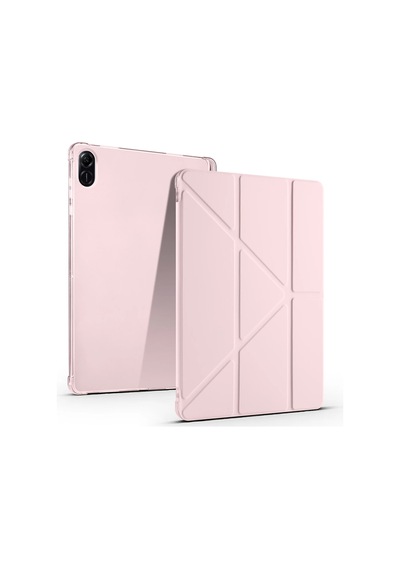 Honor Pad X8a Kılıf Zore Tri Folding Kalem Bölmeli Standlı Kılıf Klasik