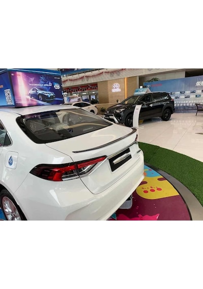 Toyota Corolla Uyumlu E210 2018 Sonrası Bagaj Üstü Spoiler  Plastik