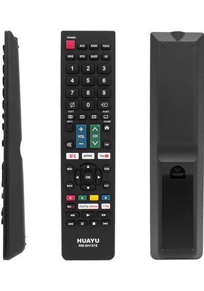 Huayu Rm-sh1516 Sharp Netflıx- Youtube- Prıme Vıdeo Tuşlu Unıversal Lcd-led Tv Kumanda