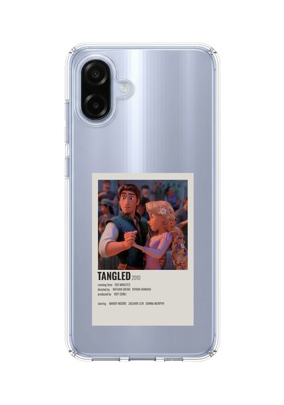 Samsung Galaxy A07 Uyumlu Rapunzel Tangled Tasarımlı Baskılı Silikon Kılıf Renkli