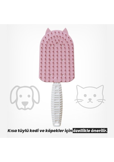 Silikon Tüy Toplayıcı Tarak, Kedi Tarağı, Kedi Fırçası, Evcil Hayvan Bakım Tarağı, Tüy Temizleme Fırçası,