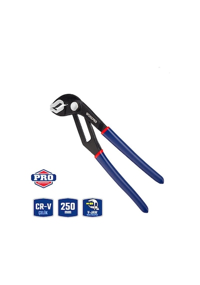 Workpro Wp231087 250mm Cr-v Profesyonel Ayarlı Düğmeli Fort Pense