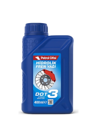 Petrol Ofisi Dot 3 Hidrolik Fren Yağı 400 Ml
