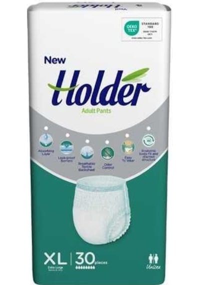 Holder Emici Külot Yetişkin Hasta Bezi Büyük Boy XL 2 x 30'lu