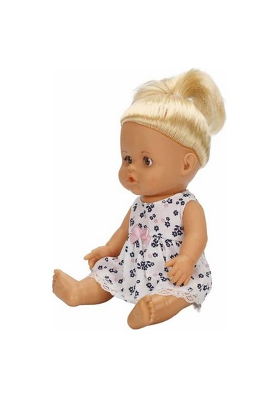 Boubou Altını Islatan Bebek Seti 30 Cm Beyaz