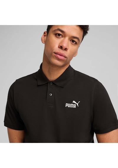 Puma Essentials Erkek Siyah Polo Tişört 682552-01 Siyah