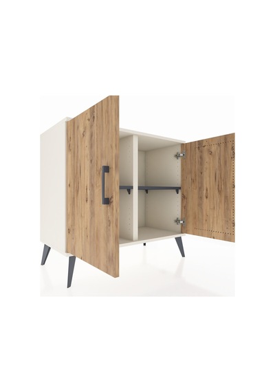 Hyperion Şifonyer 2 Raflı 2 Kapaklı 88x44x80 Aytaşı-çam/antrasit Çam/antrasit Hyperion Şifonyer 2 Raflı 2 Kapaklı 88x44x80 Aytaşı-çam/antrasit Çam/antrasit