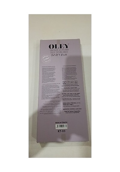 3 Lü Çelik Bıçak Seti 6999