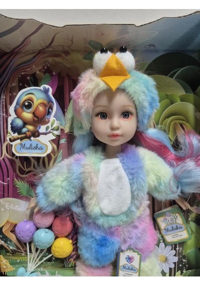 Ctoy Kostümlü Oyuncak Bebek Seti Peluş Kuş Kostümlü Koleksiyonluk Bebek Ctoy-qj183a