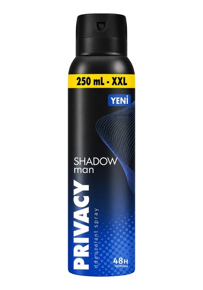 4 Adet Privacy Shadow Men Deo 250 Ml