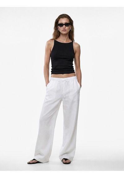 Koton Kaşkorse Kolsuz Pamuklu Slim Fit Askılı Kare Yaka Üst Siyah 6sak10388ek