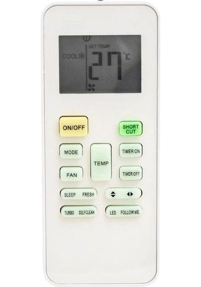 Siemens Uyumlu - Midea RG52A8/BGEF Klima Kumandası