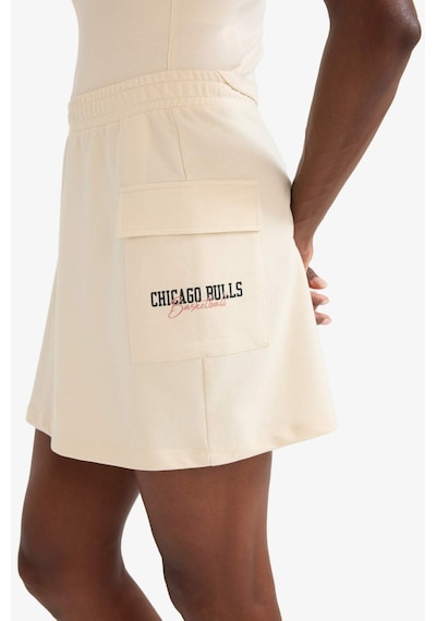 DeFactoFit NBA Chicago Bulls Standart Fit Beli Lastikli Cepli Etek E3840AX25SMBG700