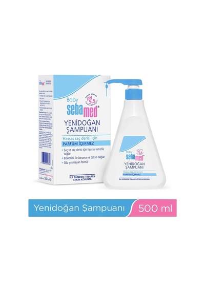 3 Adet Sebamed Yeni Doğan Şampuan 500ml
