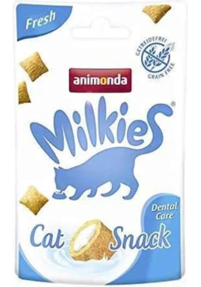 Animonda Milkies Fresh Dental Care Tahılsız Kedi Ödülü 30 G