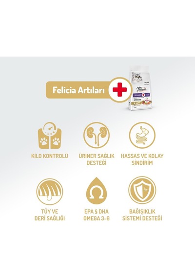 Ayrex Az Tahıllı 2 Kg Sterilised Somonlu Kısırlaştırılmış Hypoallergenic Kedi Maması