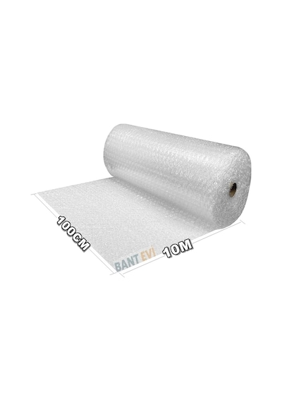 Bant Evi Balonlu Naylon Patpat 100cm Genişlikte Rulo Havalı Eşya Koruma Ambalaj Pat Pat 100cm X 10m 1