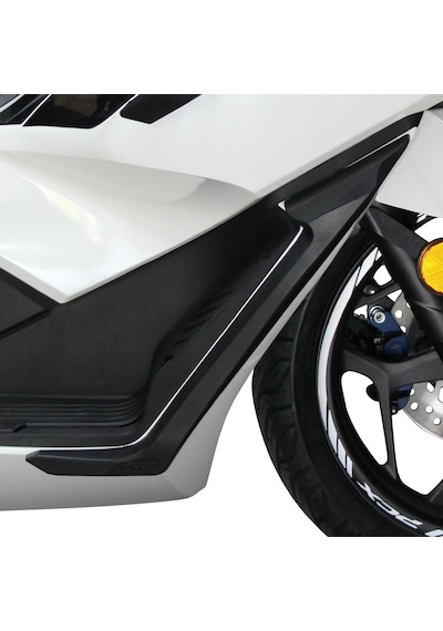 GP Kompozit Honda PCX 125 / 150 2021-2024 Uyumlu Alt Bacak Koruma Siyah