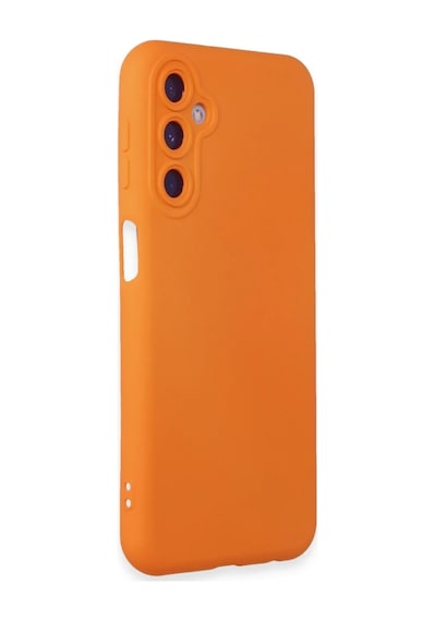 Samsung Galaxy M14 5g Kılıf Nano İçi Kadife Silikon - Turuncu 0.2M-Çok Renkli