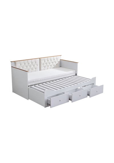 Alaçatı Divan Çekmeceli Açılır Çift Kişilik Karyola + Soft Yatak