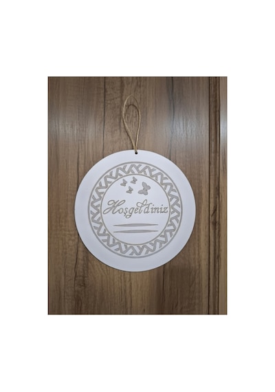 Pey Aksesuar Işıklı Ahşap Duvar Saati 48 Cm Dekoratif Modern Tasarım 0240-beyaz-şekilli-48cm
