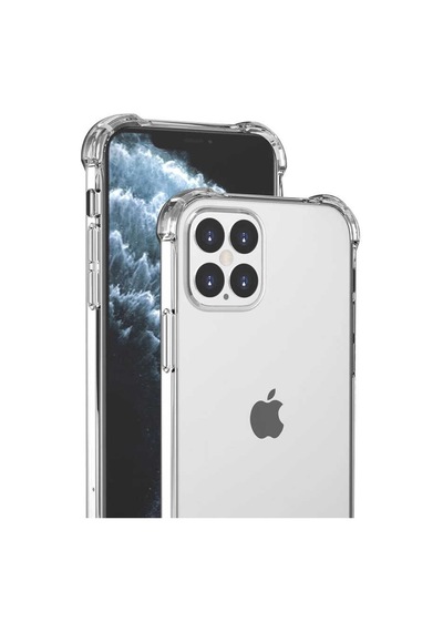Apple Uyumlu iPhone 12 Pro Max Kılıf Zore Nitro Anti Shock Silikon Renksiz