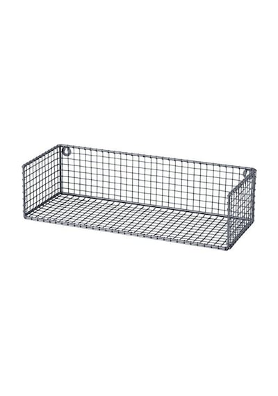 Metal Mutaf Banyo Duvar Rafı 2 'Li Set Wd-101 Siyah