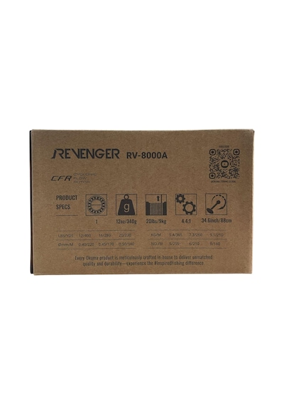Okuma Revenger Rv-8000a 1 Bilyalı Olta Makinesi